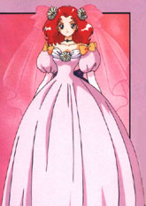 Angel Salvia in her wedding dress